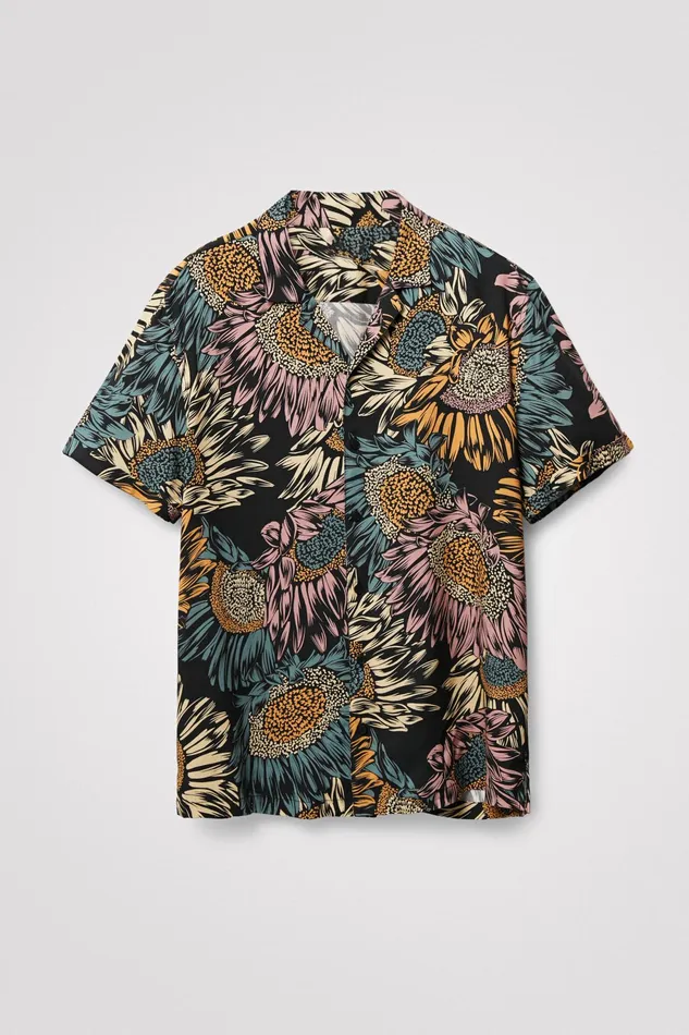 Desigual Floral Resort Shirt Mens Shirts