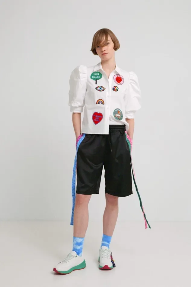 Desigual Johnson Hartig Balloonsleeve Shirt Women Tops and Shirts