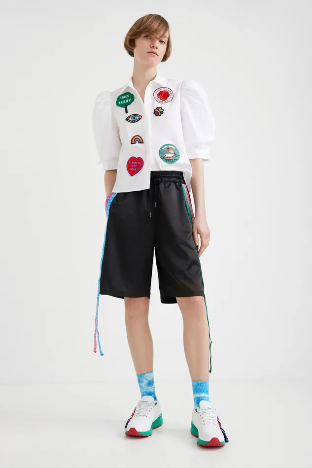 Desigual Johnson Hartig Balloonsleeve Shirt Women Tops and Shirts