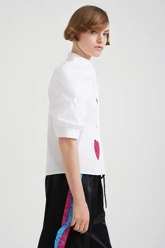 Desigual Johnson Hartig Balloonsleeve Shirt Women Tops and Shirts