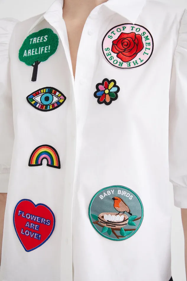 Desigual Johnson Hartig Balloonsleeve Shirt Women Tops and Shirts