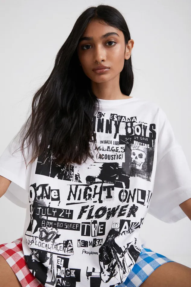 Desigual Johnson Hartig Unisex Oversize Tshirt Women Tshirts