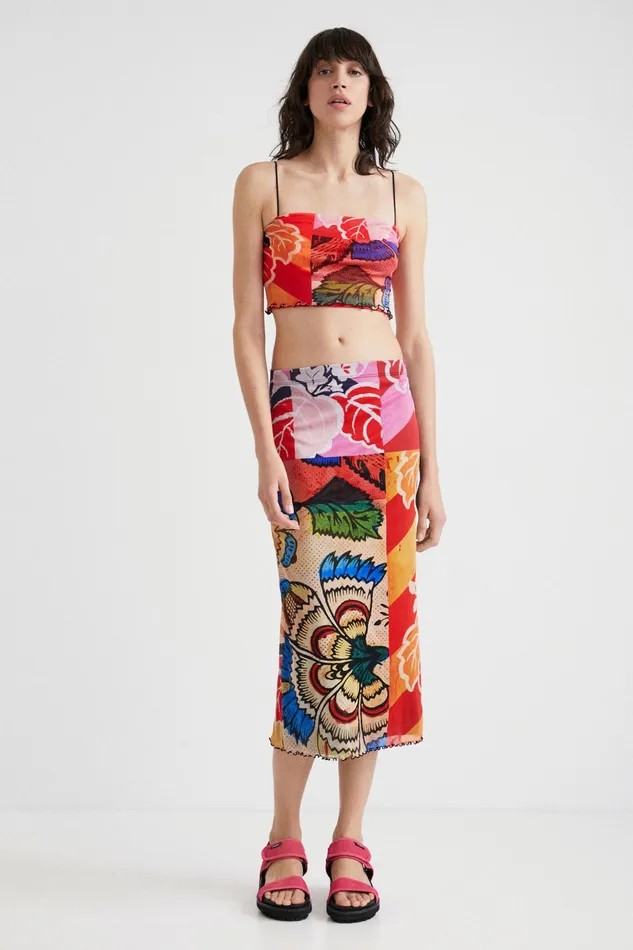 Desigual M Christian Lacroix Midi Skirt Women Skirts and Shorts