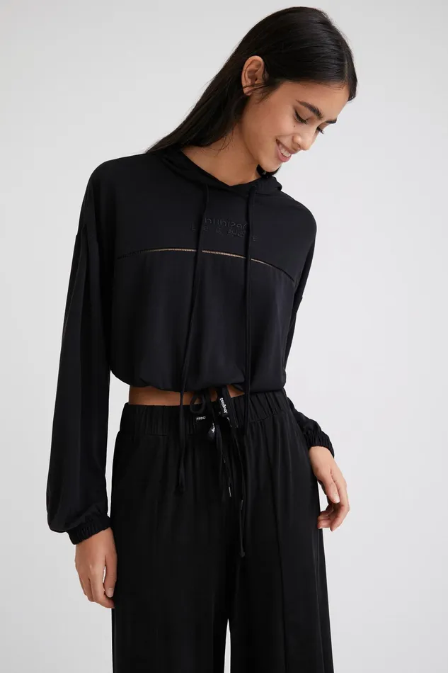 Desigual Oversized Cupro Sweatshirt Women Sportswear