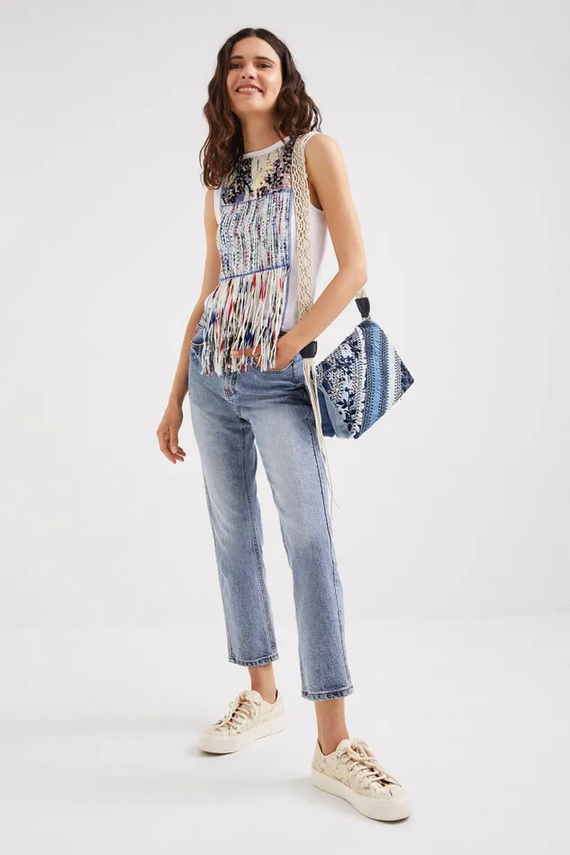Desigual Patchwork Tshirt Women Tshirts