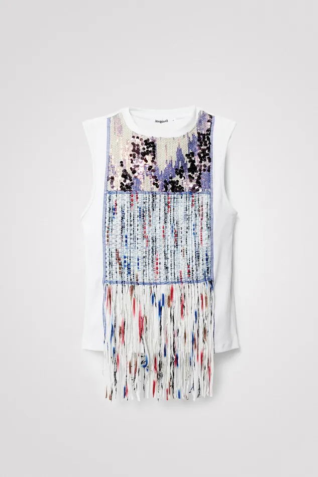 Desigual Patchwork Tshirt Women Tshirts