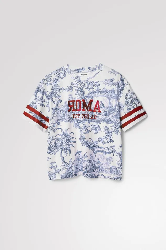 Desigual Stella Jean Print Tshirt Women Tshirts