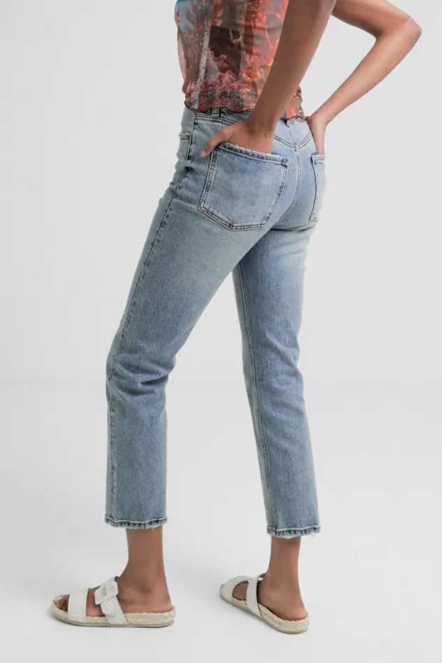 Desigual Straight Ankle Grazer Jeans Women Jeans