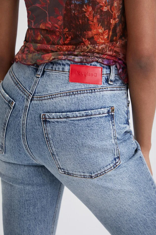 Desigual Straight Ankle Grazer Jeans Women Jeans