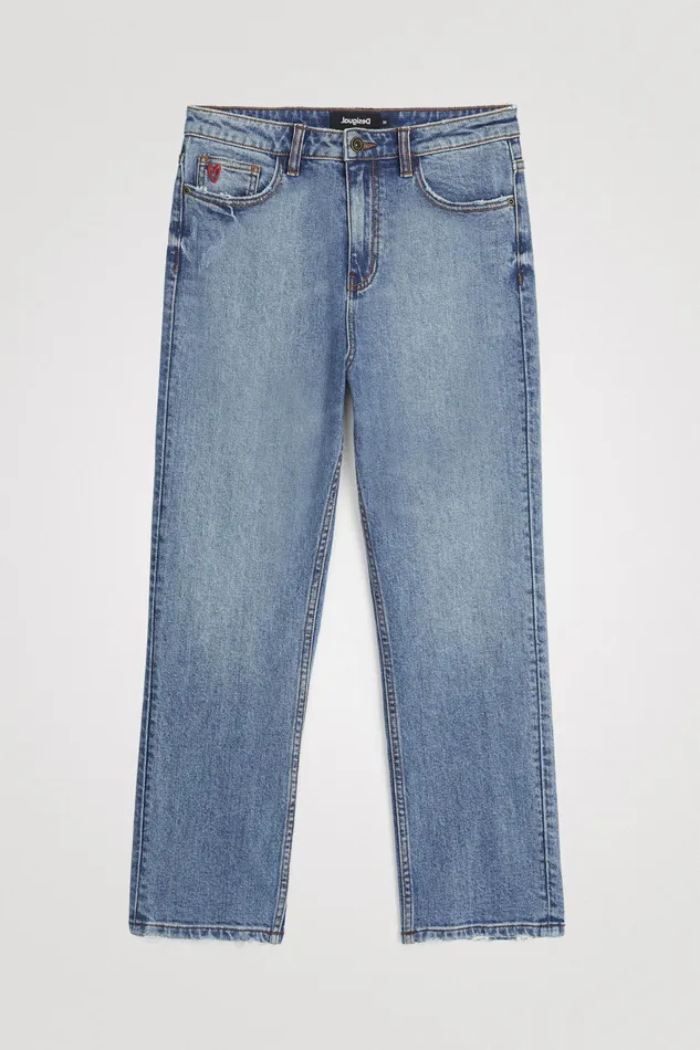 Desigual Straight Ankle Grazer Jeans Women Jeans