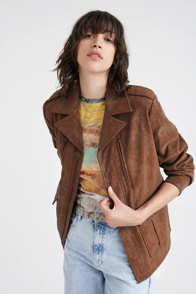 Desigual Straight Multipocket Jacket Women Jackets