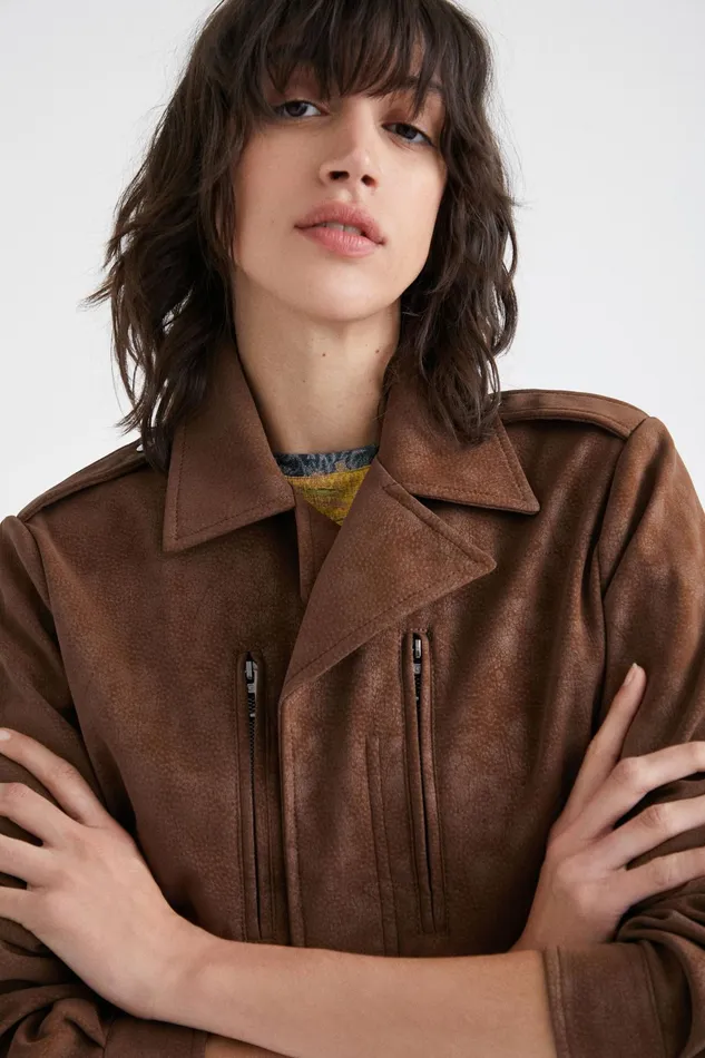 Desigual Straight Multipocket Jacket Women Jackets