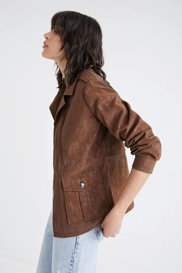 Desigual Straight Multipocket Jacket Women Jackets