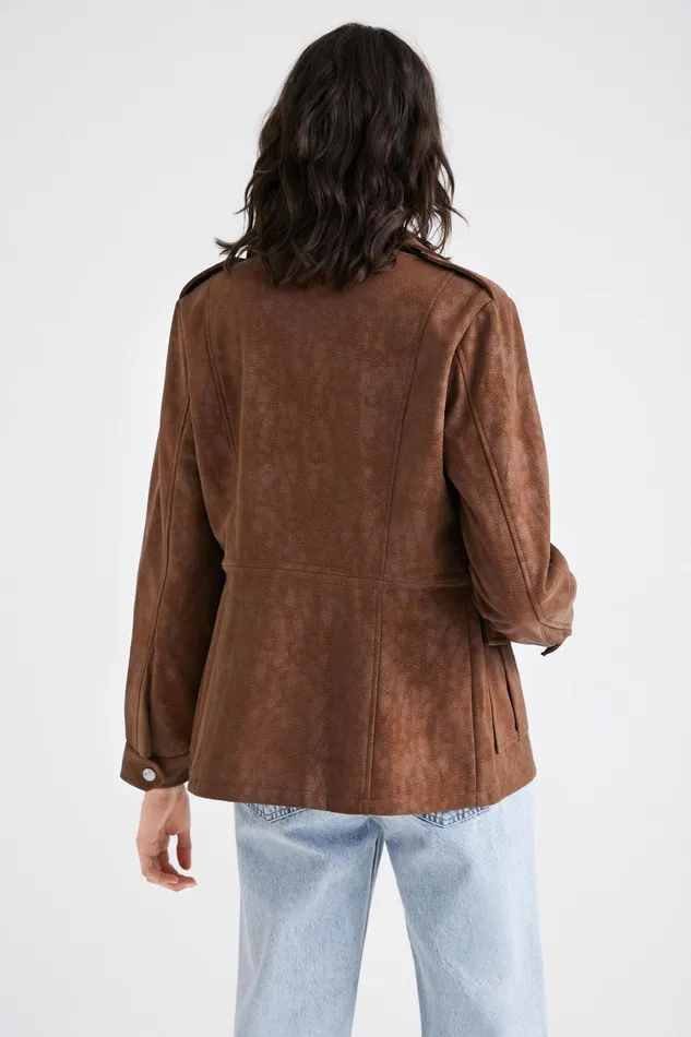 Desigual Straight Multipocket Jacket Women Jackets