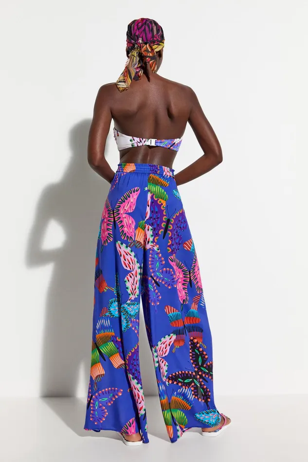 Desigual Sustainable Slit Culottes Women Swimwear