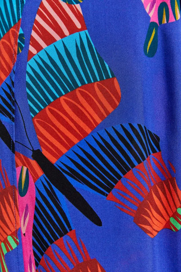 Desigual Sustainable Slit Culottes Women Swimwear