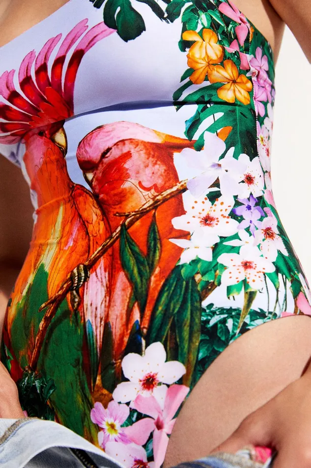 Desigual Tropical Swimsuit Women Swimwear