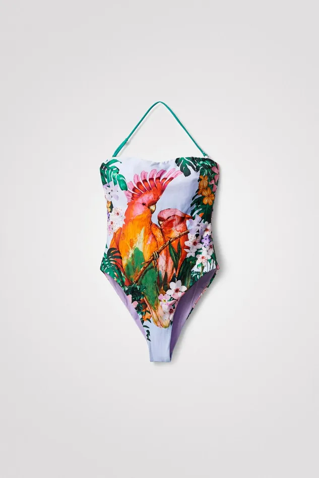 Desigual Tropical Swimsuit Women Swimwear
