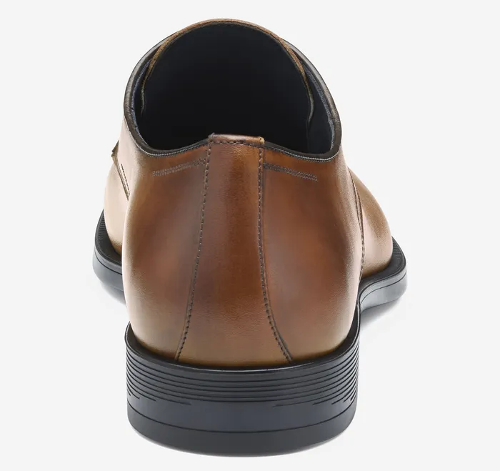 Dress Shoes Flynch Plain Toe Tan Italian Calfskin 8211 Johnston and Murphy Men