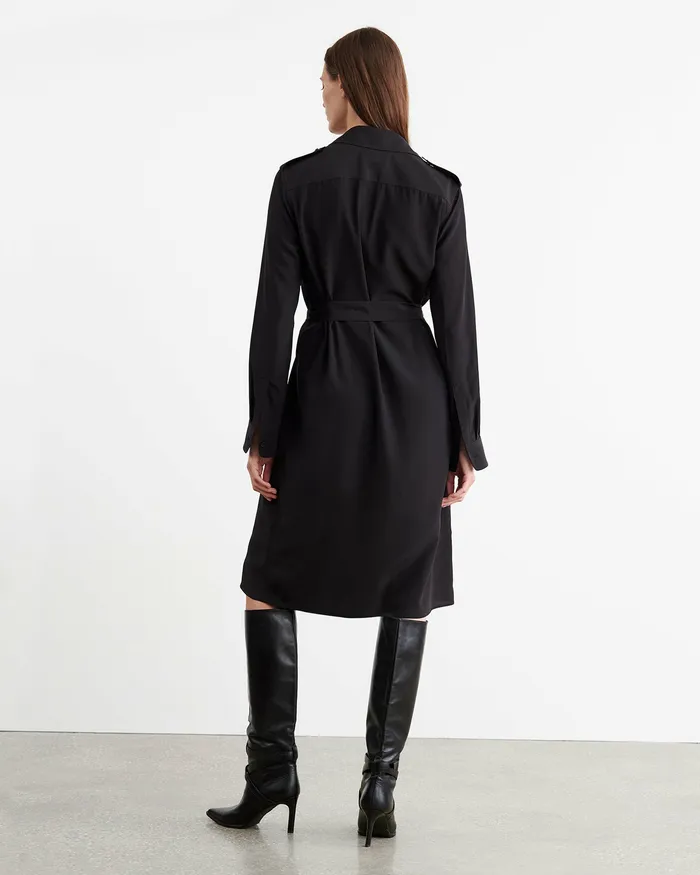 Dresses and Skirts MARCIA SILK DRESS Black 8211 Nili Lotan Women