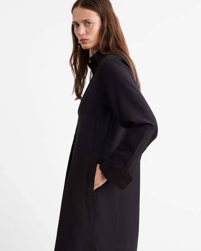 Dresses and Skirts Nili Lotan Women CLOE SILK DRESS Black