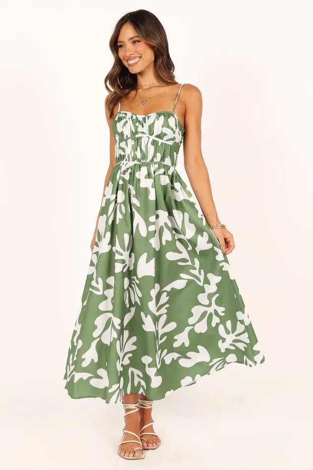 Dresses Payton Midi Dress 8211 Khaki Khaki 8211 petalandpup Women