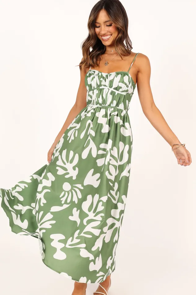 Dresses Payton Midi Dress 8211 Khaki Khaki 8211 petalandpup Women