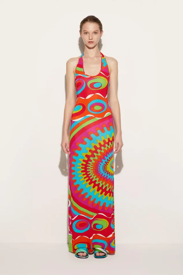 Dresses Women PUCCI BersaglioPrint Long Dress