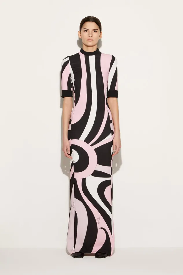Dresses Women PUCCI MarmoPrint Long Dress