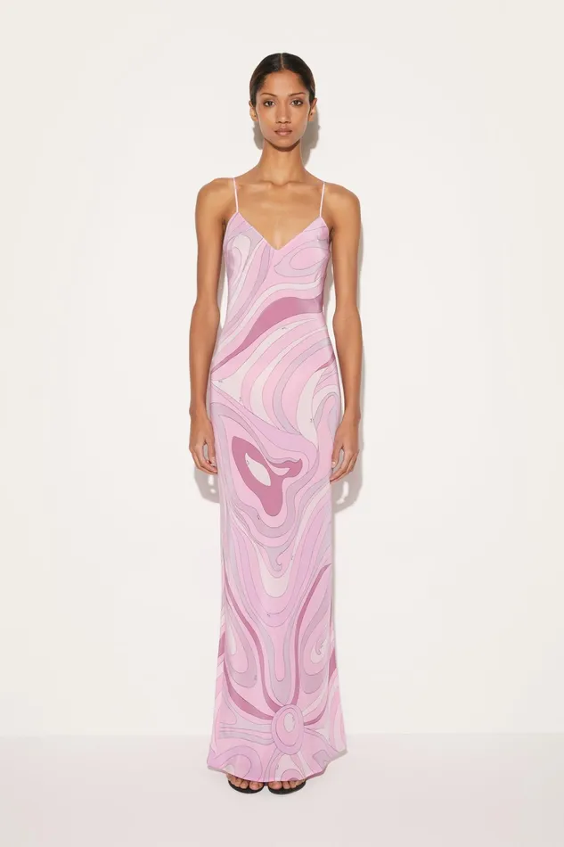 Dresses Women PUCCI MarmoPrint Silk Dress