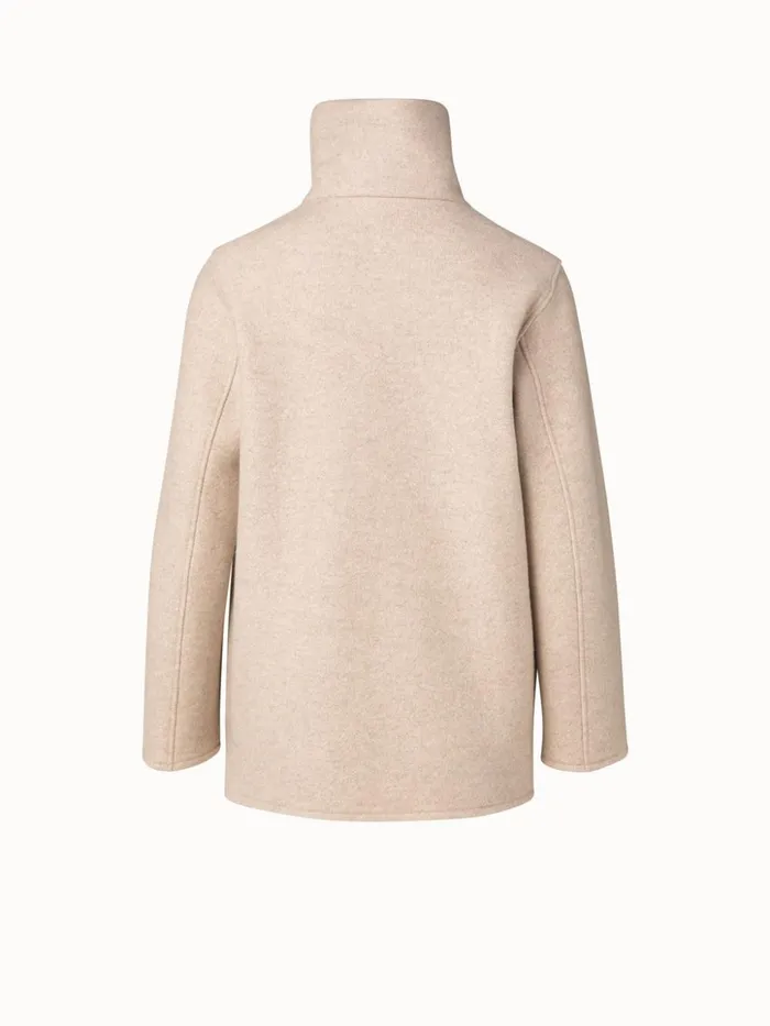 Elize Cashmere Jersey Oversized Jacket Bl Women Akris Cashmere