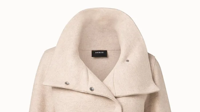 Elize Cashmere Jersey Oversized Jacket Bl Women Akris Cashmere