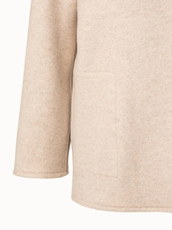 Elize Cashmere Jersey Oversized Jacket Bl Women Akris Cashmere