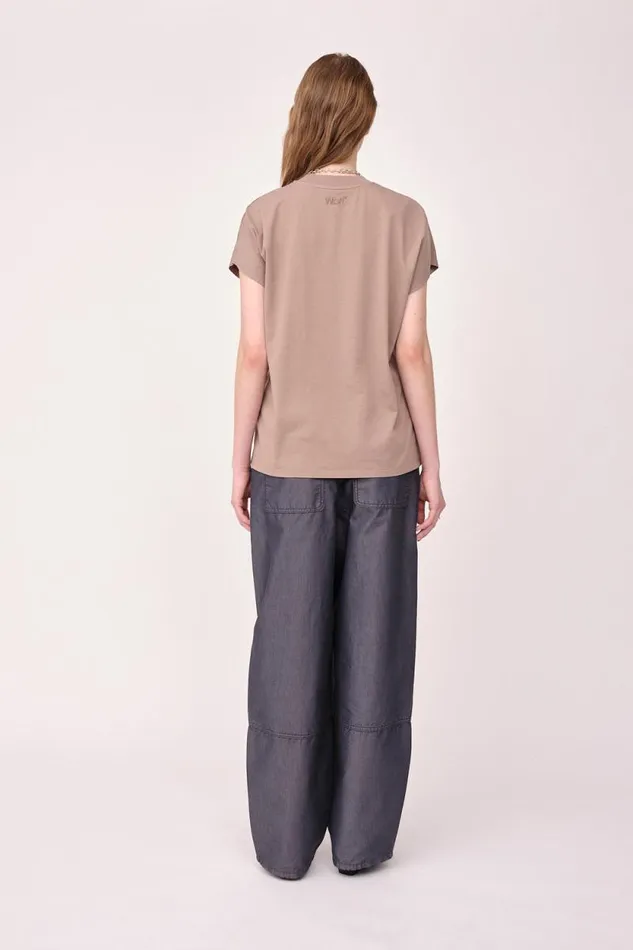 Emerson 8211 Taupe Gray Women Won Hundred Tops and Tshirts