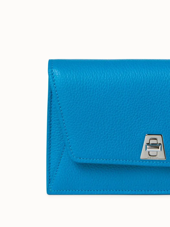 Envelope Anouk In Cervocalf Leather Peacock Women Akris Mini Bags