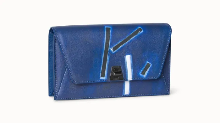Envelope Crossbody With Blue Angel Print Blue Angel Print Women Akris Mini Bags