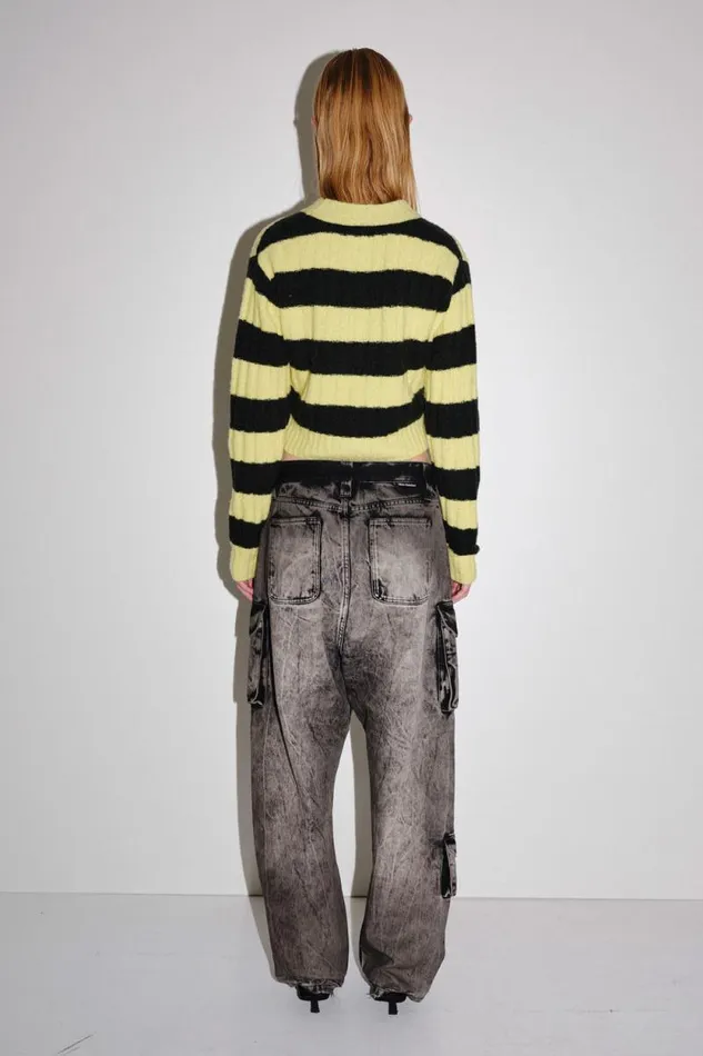 Evangeline Stripe 8211 Daiquiri Green Stripe Women Won Hundred Knitwear