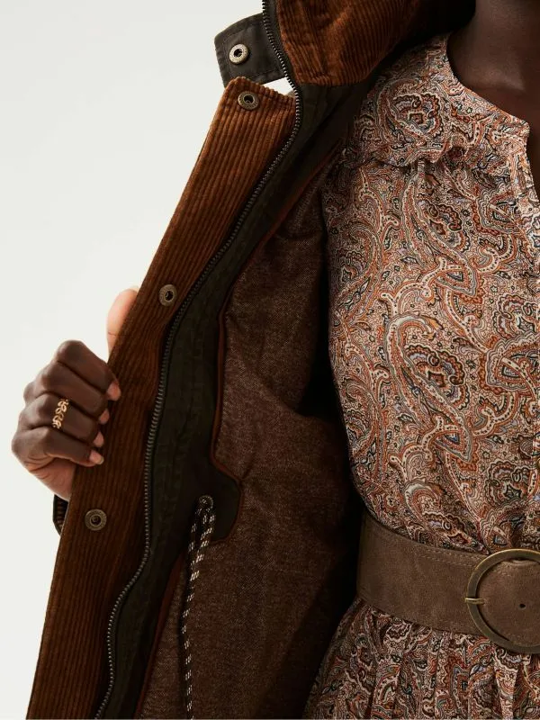 Fat Face Coats and Jackets Women Brown Sussex Jacket