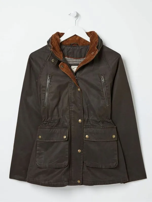 Fat Face Coats and Jackets Women Brown Sussex Jacket