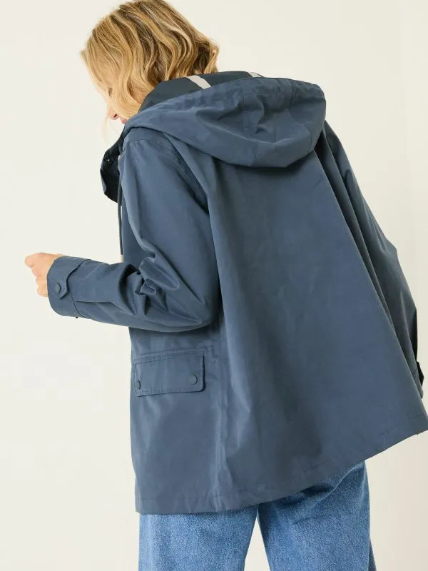 Fat Face Coats and Jackets Women Charcoal Grey Waterproof Coat