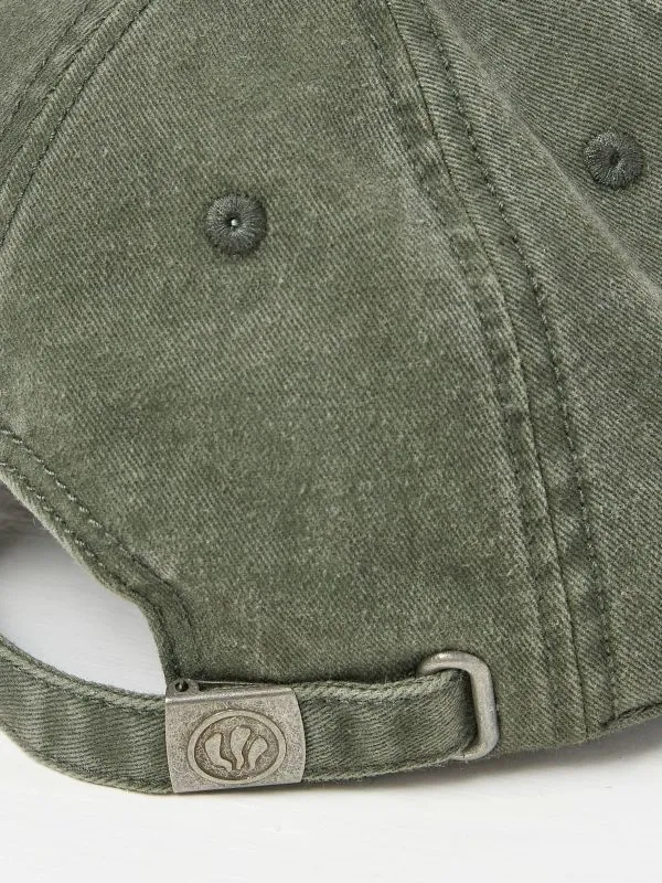 Fat Face Hats Women Khaki Green Embroidered Sun Cap