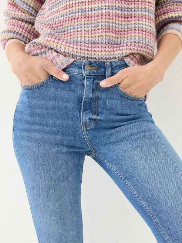 Fat Face Jeans Women Brooke Denim Vintage Bootcut Jeans