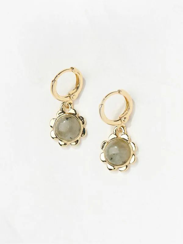 Fat Face Jewellery Women Gold Tone Stone Drop Earrings
