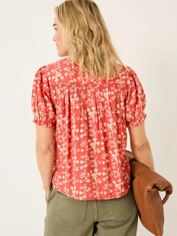 Fat Face Shirts and Blouses Women Burnt Orange Jade Blouse