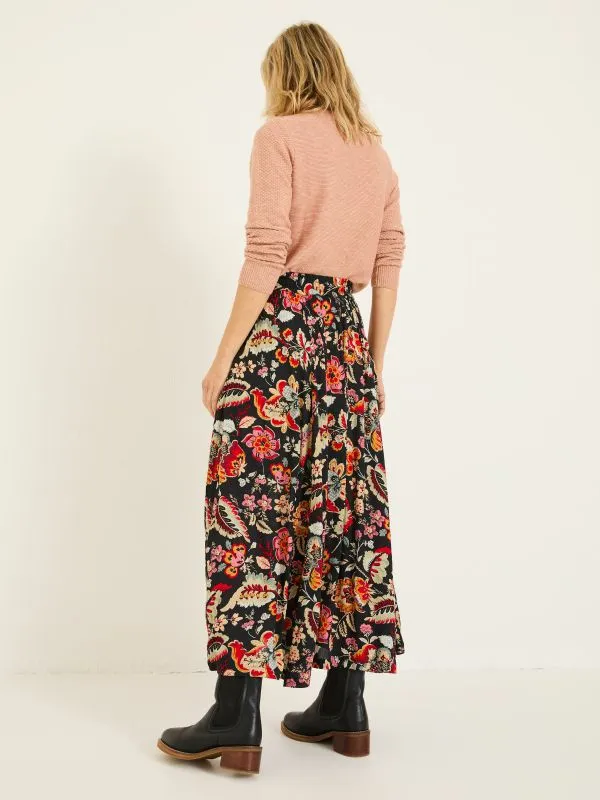 Fat Face Skirts Women Black Suki Midi Skirt