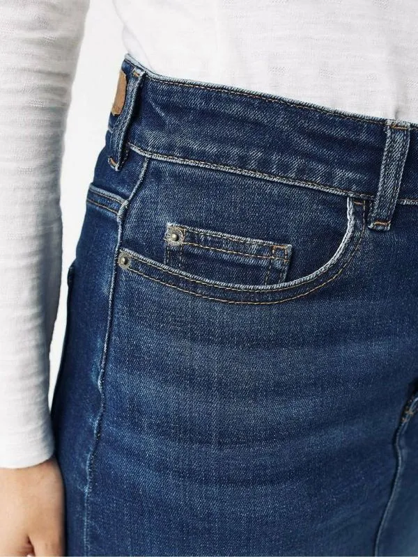 Fat Face Skirts Women Blue Hope Denim Skirt