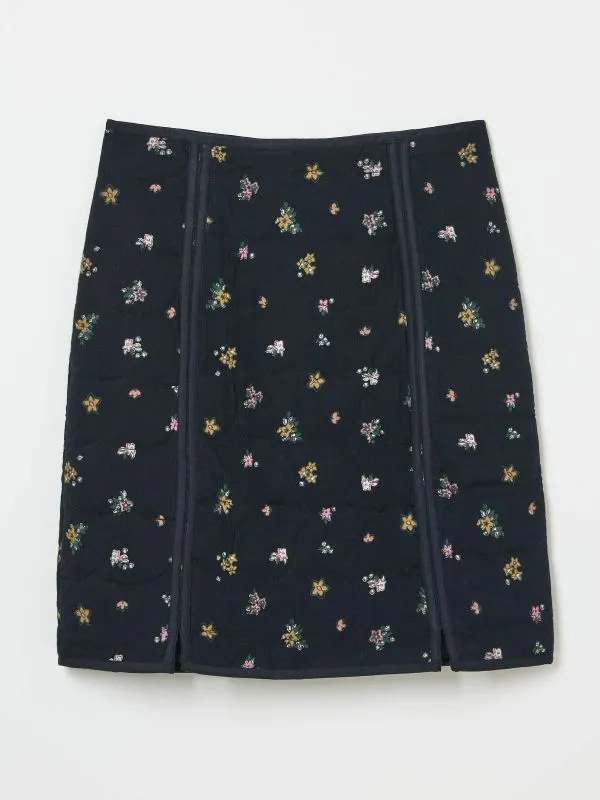 Fat Face Skirts Women Shelby Black Ditsy Paisley Skirt