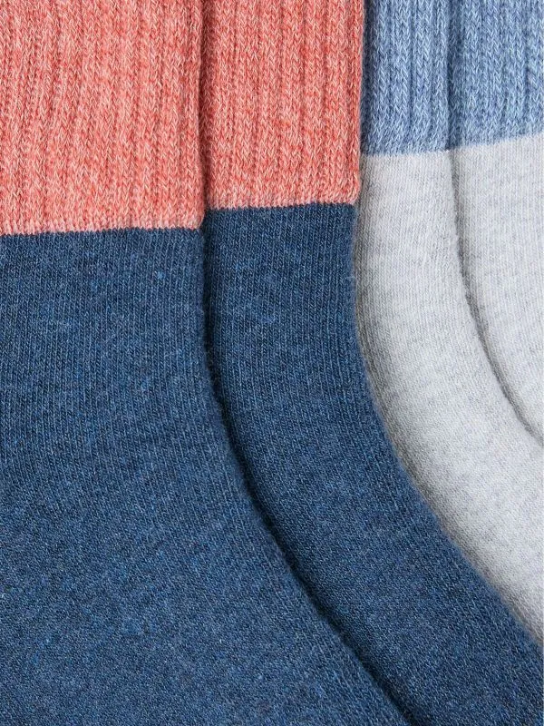 Fat Face Socks Women Multi Colour 2 Pairs Of Welly Socks