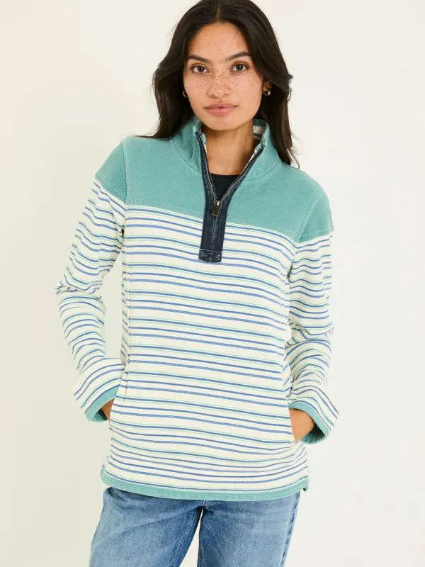 Fat Face Sweatshirts and Hoodies Women Airlie Blue Sweat Top