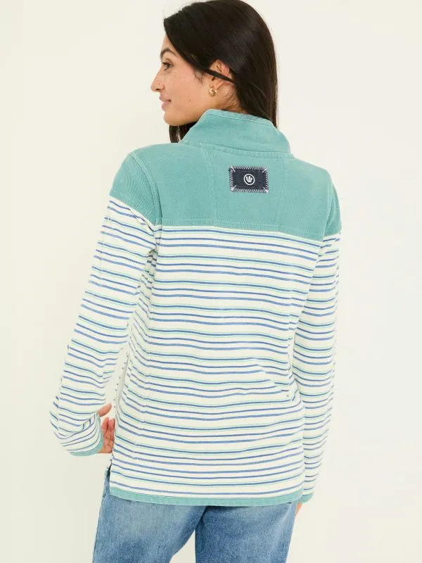 Fat Face Sweatshirts and Hoodies Women Airlie Blue Sweat Top